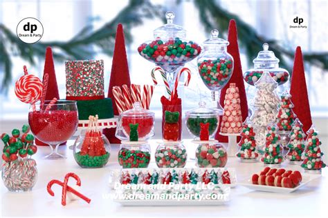 candy bowls for christmas|candy buffet set up ideas.